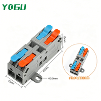 Manual de Operación Completo en Inglés para Conectores de Cable YOGU, Guía de Cableado Clara, Pasos de Instalación y Operación para Electricistas en el Extranjero