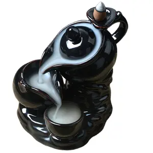 wholesale handmade direct factory ceramic incense burner handmade arabic incense burner