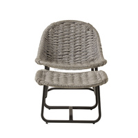 Fauteuil inclinable moderne en tissu nuage avec repose-pieds pour balcon et petits espaces