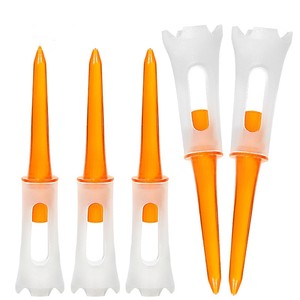 Logo personnalisé tees de <span class=keywords><strong>golf</strong></span> en plastique de couleur mélangée longueur 83mm emballé en vrac personnalisable - Product Image 2