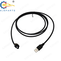 Kabel Harness Adaptor USB Mobil Kustom OEM untuk Navigasi, Audio, dan Transmisi Data Otomotif