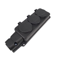 Connecteurs étanches IP54, 220V, 2 broches, avec couvercle, allemagne, russie, Extension sans fil, 3 prises de courant, 16a, 3500W, nouveauté