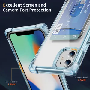 Capa de telefone para celular iPhone 11 Case de luxo OEM transparente à prova de choque para PC por fabricante