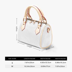 Novo Bestseller Bolsa Cilíndrica Personalizada com Logo em Estampa Camo Rosa Pastel, Bolsa de Couro PU para Uso Diário - Product Image 6
