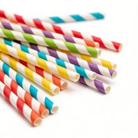 Pailles en papier de qualité alimentaire 100 % compostables pour la protection de l'environnement, pour la production en gros