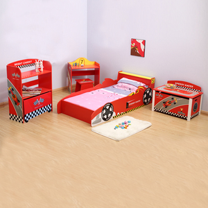 Tốt Nhất Bán Trẻ Em Trẻ Em Xe Giường Chàng Trai Tủ Sách Và Nghiên Cứu Bảng Và Giá Sách Bằng Gỗ Nội Thất Phòng Ngủ Thiết Lập Cho Bé Trai - Product Image 1