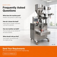 Machine d'emballage de granulés 30 à 60 sacs par minute avec fonction de comptage, machine de scellage de sachets pour l'industrie alimentaire