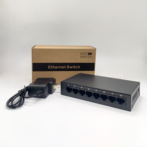 Factory Hot Selling 8 Ports Gigabit <b>Ethernet</b> <b>Switch</b> 10/100/1000 Mbps Iron Shell 8 RJ45 Fast Enterprise Gigabit <b>Ethernet</b> <b>Switch</b> - Product Image 1