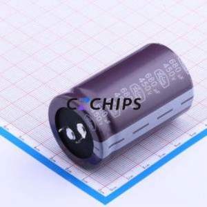 Condensador Electrolítico de Aluminio de Montaje a Presión LSG681M2W--A3555, Componente de Orificio Pasante (THT), D35xL55mm 680uF 20% 450V 10mm - Product Image 2