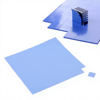 Vente en gros de feuilles isolantes en silicone thermiquement conductrices K-jeda fines de 0,5 mm à 2 mm, résistantes aux hautes températures, ignifuges 94V, autocollantes