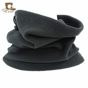 Winter Fleece <b>Neck</b> <b>Warmer</b> Multi Functional Drawstring Face Mask For Outdoor Sports Cycling Autumn Winter Use - Product Image 5