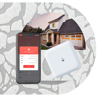 Sensor Kebocoran Air Bertenaga Baterai Tuya ZigBee, Detektor Cerdas Desain Alarm Bar, Untuk Penggunaan di Garasi, Rumah, Luar Ruangan, Daya Tahan Baterai 4 Bulan