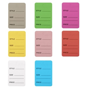 DIY Sale <strong>Tag</strong> Price Hangtags Garment Baking Jewelry Price Labels Colorized Blank Merchandise <strong>Tags</strong> Marking Price Paper <strong>Tag</strong> - Product Image 2
