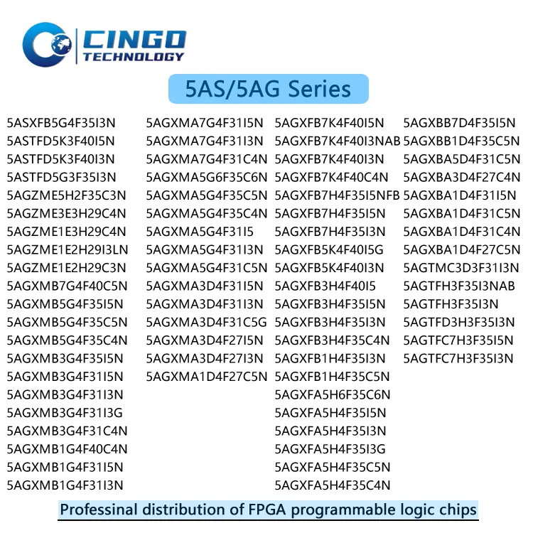 Cingo 5 AGXMA7G4F31I5N 5 AGXMA7G4F31I3N IC-FPGA-Logik chip Elektronen komponente MCU-Single chip mit integrierter Schaltung