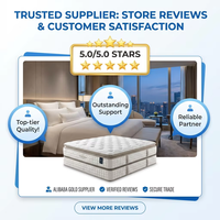 Matelas hybride orthopédique moderne de haute qualité avec mousse à mémoire de forme en gel, hypoallergénique, garantie 10 ans