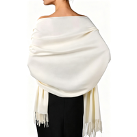 Bufanda de Lana para Mujer, Bufanda de Cachemira Unisex, Color Sólido, Bufandas Gruesas de Invierno, Chales, Bufanda al por Mayor