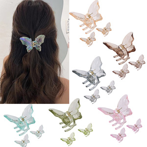 Rra – pinces à cheveux pour filles, accessoires de printemps, doux, glaçure, papillon, couleurs à la mode, 8.5cm - Product Image 1
