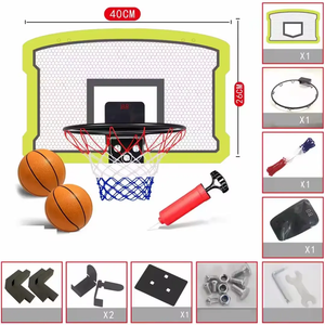 Planche de basket <span class=keywords><strong>Dunk</strong></span> à notation transparente pour enfants support de basket-ball de tir intérieur suspendu sans poinçon - Product Image 2