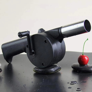 Wholesale Hand <b>BBQ</b> Fan Outdoor Air Blower Manual Crank Barbecue Picnic Camping <b>Tools</b> - Product Image 5