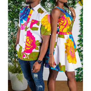 Vestido <span class=keywords><strong>africano</strong></span> con estampado de cera para mujer, traje <span class=keywords><strong>africano</strong></span> personalizado con estampado de cera - Product Image 5