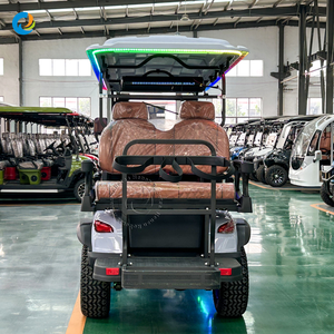 Robetaa - Carro de Golf Eléctrico de 6 Plazas en Oferta, para Transporte en Hoteles, Estilo Todoterreno Elevado, Buggy de Golf para 6 Personas - Product Image 5