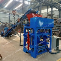 Machine à briques autobloquantes à fonctionnement rapide, semi-automatique, pour la fabrication de briques en ciment et de briques creuses pour briqueterie