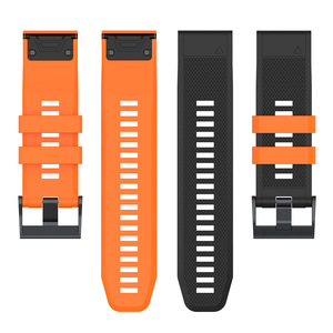 38mm 40mm 41mm 42mm 44mm 45mm 49mm <span class=keywords><strong>Ga</strong></span> rmin bracelet de montre fenix7 bracelet en silicone 22/26mm bracelet à dégagement rapide texture bicolore - Product Image 2