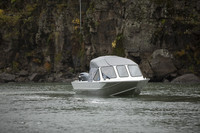 Kinocean — cabine résistante en aluminium, bateau de pêche et de Sport, soudage profond V