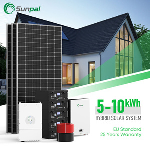 Sistema Híbrido Solar Fotovoltaico de 5000W, Sistema de Almacenamiento de Energía Solar para el Hogar, Fuera de la Red, Conjunto Completo SP12KW3-HY - Product Image 1