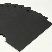 Carton noir en pâte recyclée écologique 110-400 g/m² 787x1092mm/889x1194mm en gros pour l'impression d'étiquettes de vêtements/cadeaux et artisanat