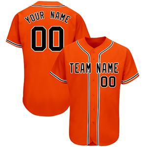 Jersey de béisbol con impresión por sublimación y botones personalizados al por mayor - Product Image 3