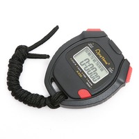 Chronomètre numérique LCD personnalisé avec logo, mini minuteur électronique pour le sport, chronographe, compte à rebours, alarme, cadeau promotionnel idéal