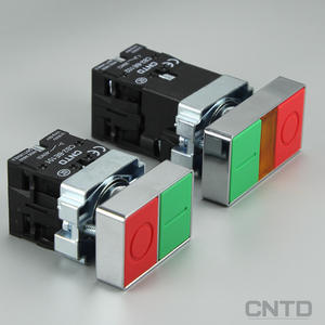 Interrupteur à bouton-poussoir éclairé à double position CNTD Changde Electric CB2-BL8325 avec voyant lumineux à réinitialisation automatique - Product Image 5