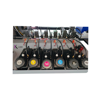 1612 UV Printer Inkjet kasur datar UV Led mesin cetak murah besar A1 pernis Digital 1.6*1.2m UV Printer untuk permukaan tidak rata
