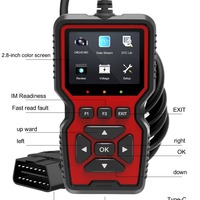 OBD2 Scanner Tool with 2.8" Color Screen Upgraded V519 Vehicle Code Reader for Check Engine Light 1 Year Warranty