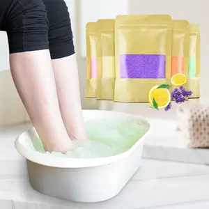 Pied Soak Fun SPA Foot Shop Fournitures Gel de gelée de cristal tremper avec parfum d'huile essentielle