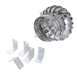 Ventilateur de toit à turbine à démarrage à faible <span class=keywords><strong>vent</strong></span>, roulement silencieux de précision, ventilateur de toit en acier inoxydable de 24 pouces, rotation automatique pour entrepôt - Product Image 3