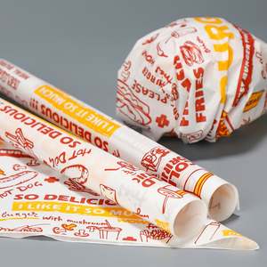 Food Grade Kraft Deli Sheet <b>Paper</b> Wrappers PE Coated Sandwich and Bread Use - Product Image 4