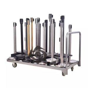 Stanchion Deluxe depolama el arabası 18 adet direkleri depolama el arabası sonrası arabası - Product Image 1