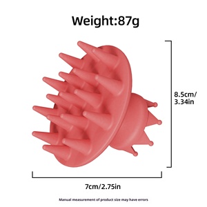 แปรงซิลิโคนแบบมงกุฎสำหรับสระผมและหนังศีรษะ สำหรับทุกเพศ พร้อมดีไซน์สวยงาม ขายส่ง - Product Image 4