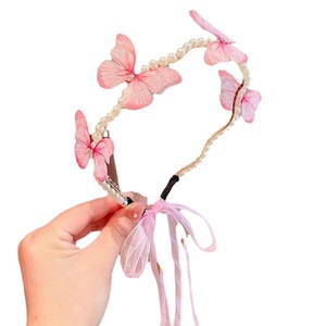 Diadema de Mariposa para Niñas Pequeñas de Flower Knows, Pinza de Pelo de Plástico Dulce para Fiestas y Lazo para el Cabello, Accesorios para Niñas - Product Image 5