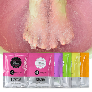Set de Dos Paquetes de Lodo Cristalino para Baño de Pies, 50g de Gel y 50g de Sal, Lavanda, Té Verde, Jazmín, para Pedicura y <span class=keywords><strong>Spa</strong></span>, Venta al Por Mayor, OEM - Product Image 4