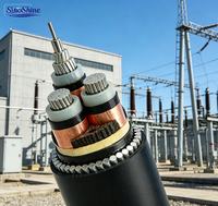 Fil électrique en cuivre SinoShine 2,5 mm 4 mm 6 mm, câble électrique monoconducteur isolé XLPE YJV pour ordinateur industriel