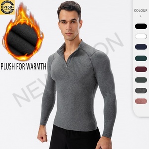 Sweat-shirt personnalisé à demi-zip, séchage rapide, course à pied, fitness, sport, protection solaire, sweat-shirt à manches longues - Product Image 1