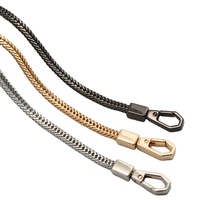 Bricolage Serpent Os Chaîne Chaîne Sac À Main Accessoires Sac À Main Bretelles Épaule Croix Corps Remplacement, avec Boucles En Métal 40-120cm