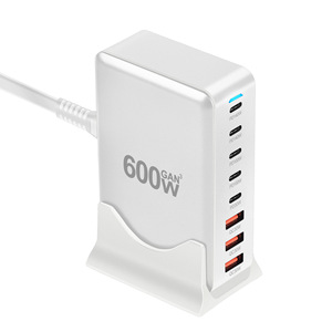 Chargeur de bureau GaN 600W 6 ports PD140W QC30W Adaptateur de charge rapide multifonction - Product Image 3