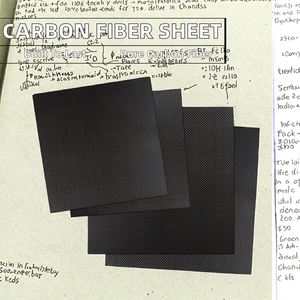 Lámina de Fibra de Carbono SHENYU 100% 3K, 100X250X1.0MM-20MM, Tejido Twill, Acabado Mate, Grosor de 2.0MM - Product Image 5