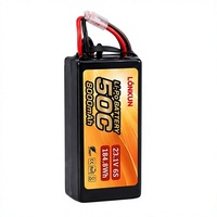 Batterie LiPo polymère au lithium LongKun 6S 23.1V 8000mAh 50C à décharge élevée pour drone UAV, avion RC, OEM/ODM