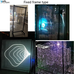 Écran en maille vidéo holographique pour <span class=keywords><strong>projection</strong></span> de fantômes d'Halloween pour décorations d'Halloween - Product Image 2