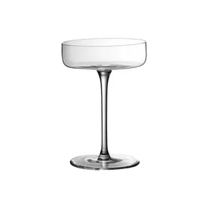 Nouveau design cristal sans plomb coupe croisée petite capacité verre à vin japonais tasse verre à martini verre à cocktail classique